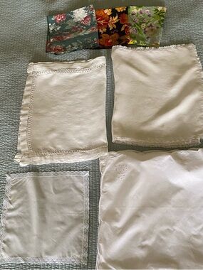 Vintage Lot of Linens HAS STAINS